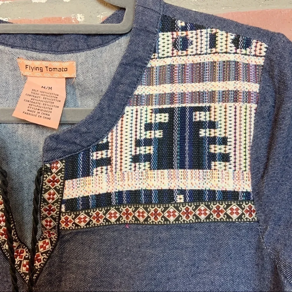 AZTEC stitching Flying Tomato tunic - Picture 4 of 5